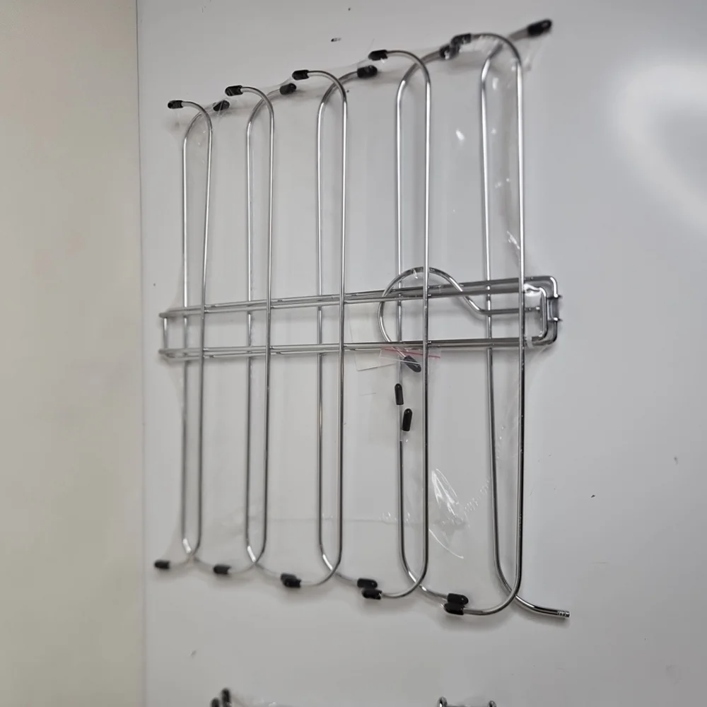 Scarves Belt Ties Organizer Chrome Metal Expandable